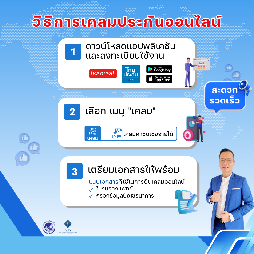 เคลมประกันออนไลน์ ไทยประกันชีวิต